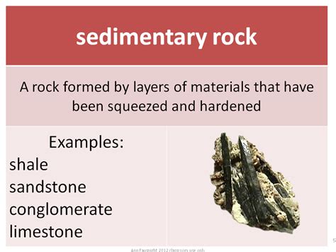 Sedimentary Rock Definition For Kids