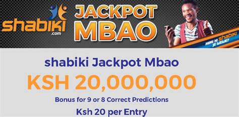 Shabiki Mbao Jackpot Prediction