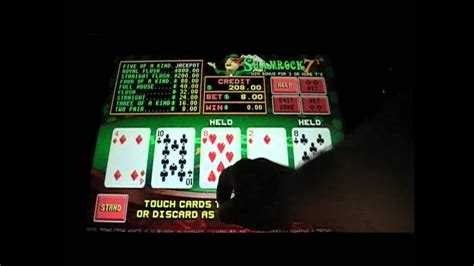 Shamrock 7 Poker Machine For Sale