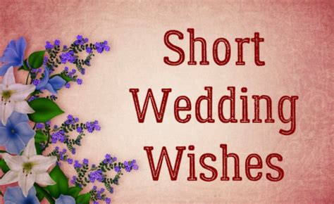 Short Cute Wedding Sayings
