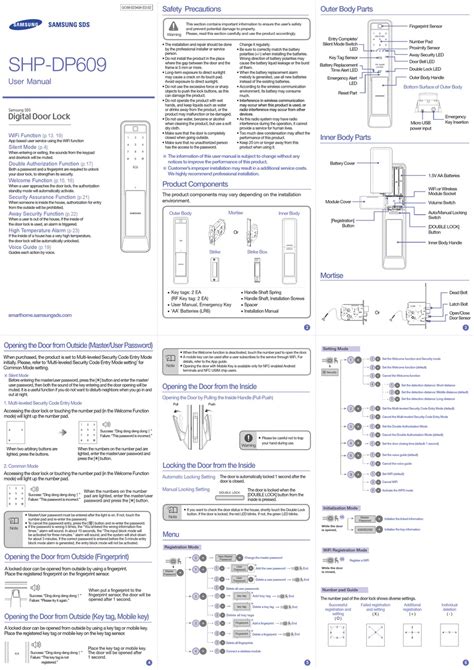 Shp Dp609 Manual