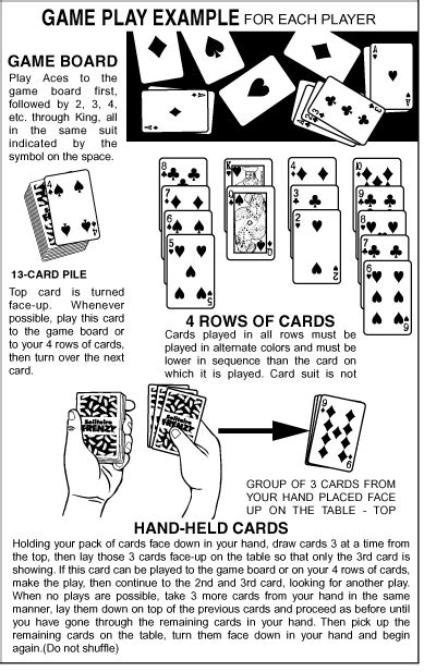 Simple Card Game Instructions