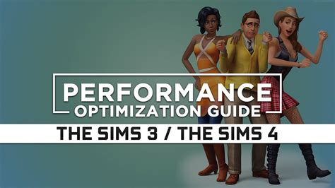 Sims 3 Improve Performance