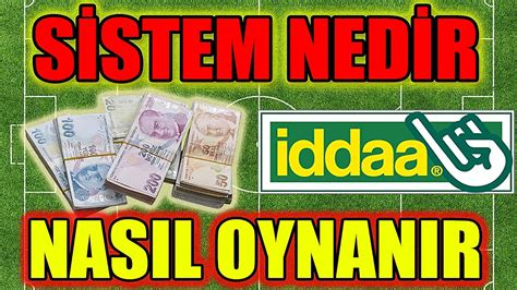 Sistem nedir iddaa