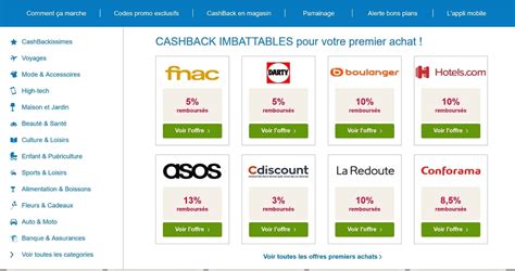 Site Cashback France