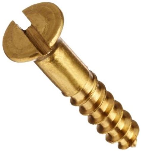 Slotted Brass Wood Screws