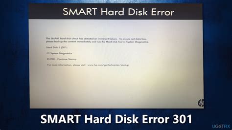 Smart hardisk error 301