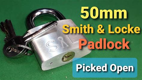 Smith And Locke 50mm Combination Padlock Instructions