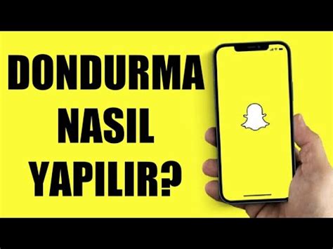 Snapchat dondurma