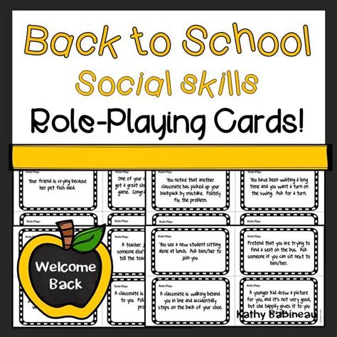 Social Skills Role Play Scenarios