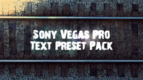 Sony Vegas Text Effects