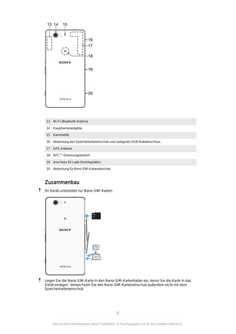 Sony Xperia Z3 Bedienungsanleitung Deutsch