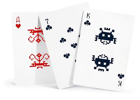 Space Invaders 8 Bit Playing Cards Space Invaders 8 Bit Playing Cards