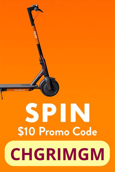 Spin Scooter Free Ride Code