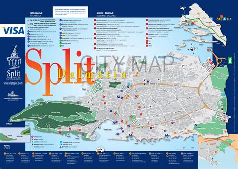 Split Croatia Map