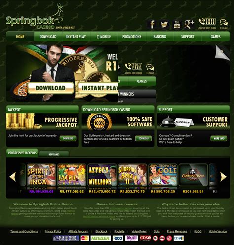 Springbok Casino Free Spins