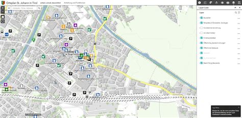 St Johann In Tirol Stadtplan