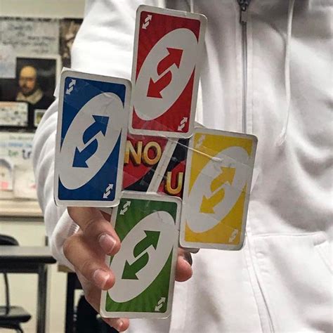 Stack Of Uno Reverse Cards