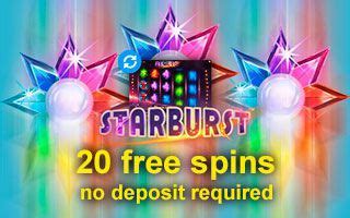 Starburst 20 Free Spins