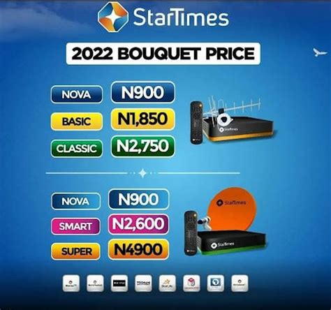 Startimes Nigeria Packages