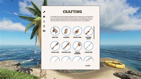 Stranded Deep Crafting List