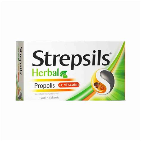 Strepsils herbal pastil
