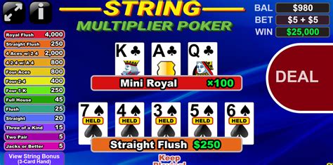 String poker flash oyunu