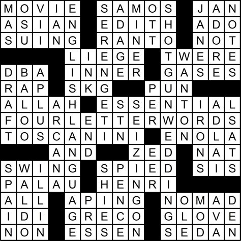 Strip Crossword Clue Dan Word