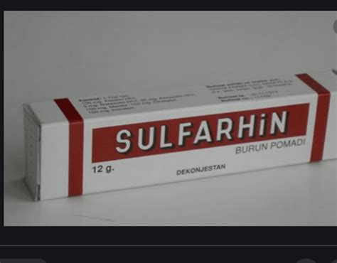 Sulfarhin ne için kullanılır