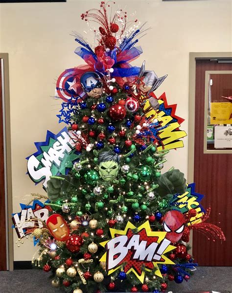Superhero Christmas Tree Decorations