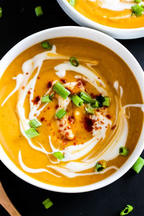 Sweet Potato Soup With Coconut Milk