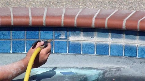 Swimming Pool Tile Grout Cleaner