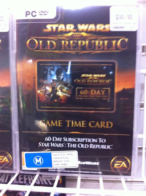 Swtor Game Time Card 30 Days