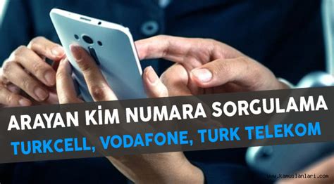 Türk telekom arayan kim