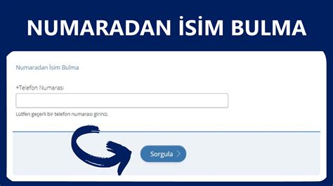 Türk telekom numaradan isim bulma