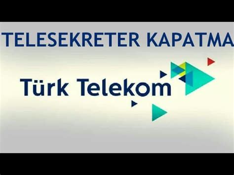 Türk telekom telesekreter yönlendirme numarası