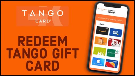 Tango Gift Card Redeem