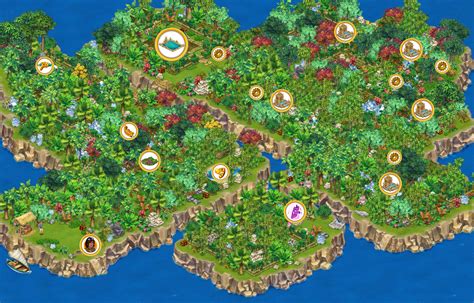 Taonga oyununda Oracle adası xəritəsi