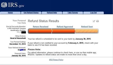 Tax Refund Approved Direct Deposit