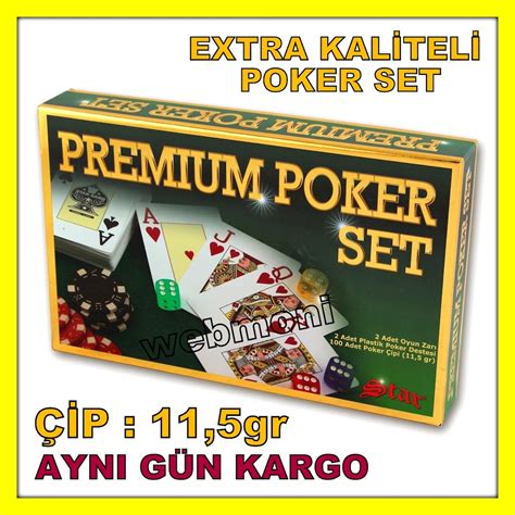 Taxtada poker seti