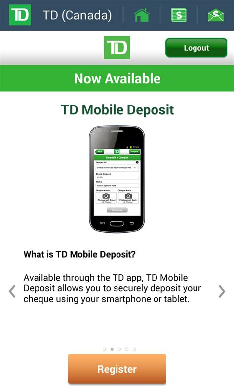Td Mobile Deposit Td Mobile Deposit