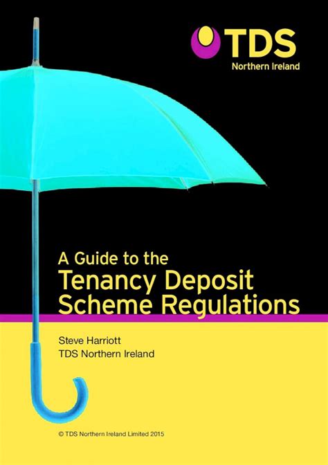 Tenancy Deposit Regulations Northern Ireland