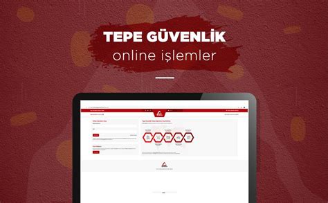 Tepe güvenlik online işlemler