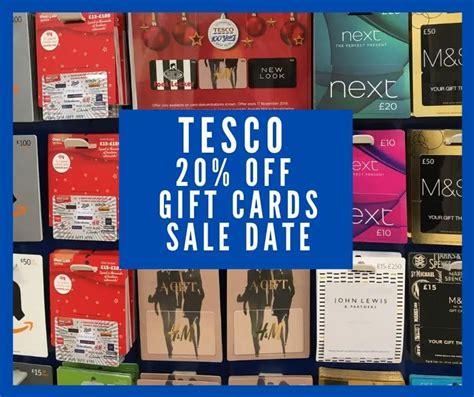 Tesco 20% Off Gift Cards