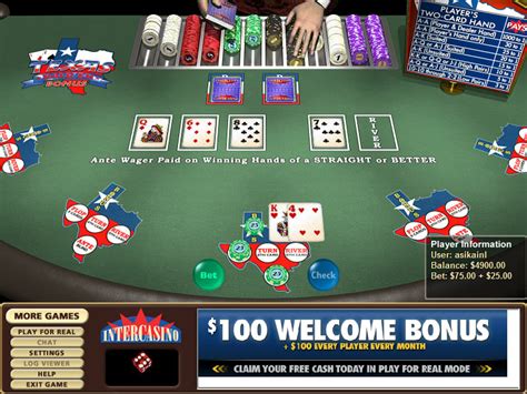 Texas Hold'em Bonus Poker Rules