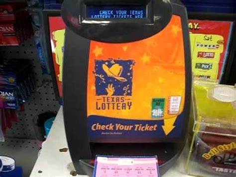 Texas Lottery Scan Ticket