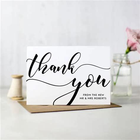 Thank You Cards Wedding Bulk