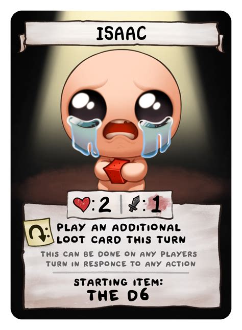 The Binding Of Isaac Card Game Characters
