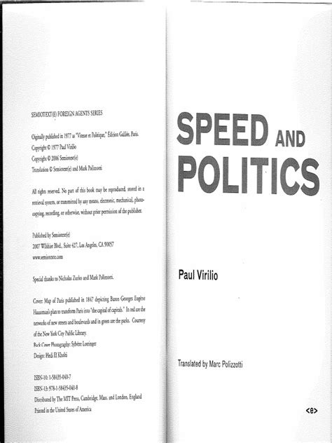 The speed and political pdf مترجم