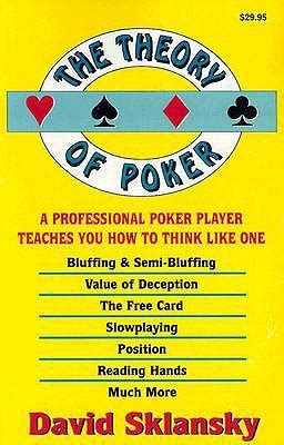 Theory Of Poker By David Sklansky